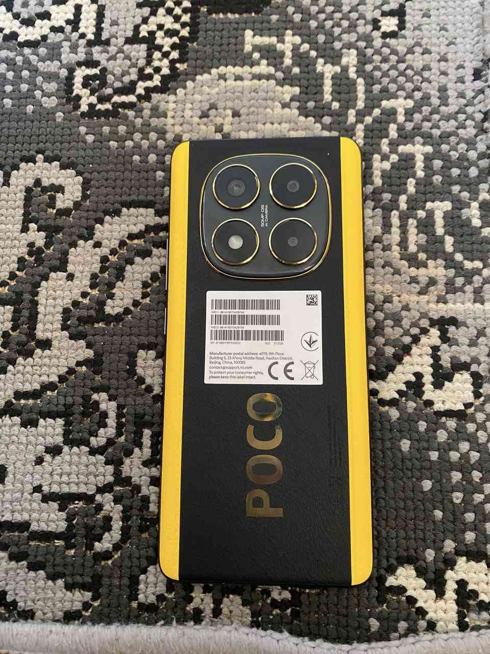 جهاز للبيع  بوكو X7pro ذاكره 512 مستخدم شهر فقط شحنه كلش زين كامل ملحقاته جهاز كلش نضيف ***********
