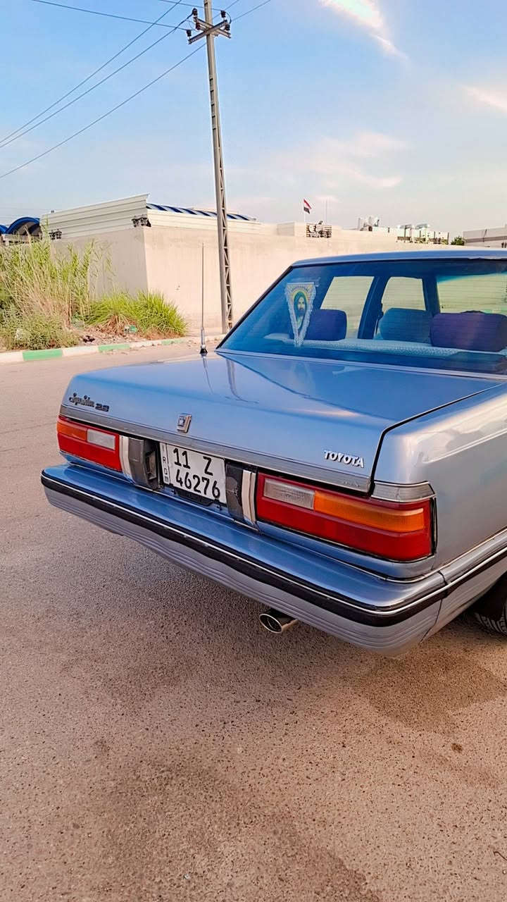 سلام عليكم سوبر موديل ٨٥ رقم بغداد نكليزي مشروع وطني  سياره مكفوله من عيب شرعي وظربه مصبوقه جماليه فقط  سياره كير ومكينه ثنين ونص بطه كارتون شرط. تبريد ثلج   تخم تاير جديد حداديه جديد كهربايات فول لايت زنون   سياره مال جناي ما تخسر عليه شي ابد    ترايك وين ما يعجبك   سعر ٥٨ وبيه مجال  مكاني ناصرية قلعت سكر  ***********
