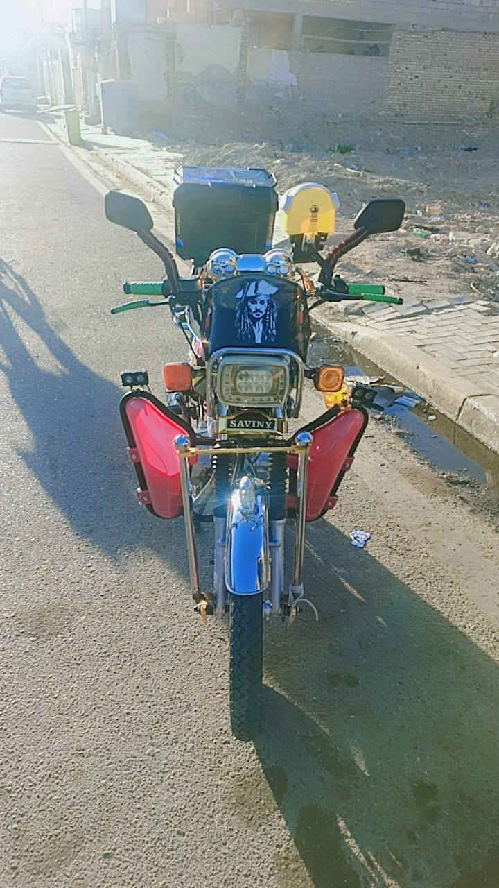 السلام عليكم دراجه يراني موديل 21 محدثه 25دراجه مكفوله من كولشي تحويل ثاني يوم سعر مليون و650وبيه مجال لعنوان الفلوجه ***********/***********
