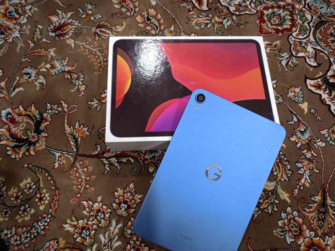 G Tab10 
ذاكره 128 
رام 4+4 
بطاريه 6580
معالج 2 
كاميره امامي 8 
خلفي 5 
الاسفسار عن السعر اتصل عل *********** 
***********
