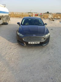 فورد فيوجن صالون لون رصاصي رمادي موديل 2016 وارد امريكي مكفوله لضرر فق...