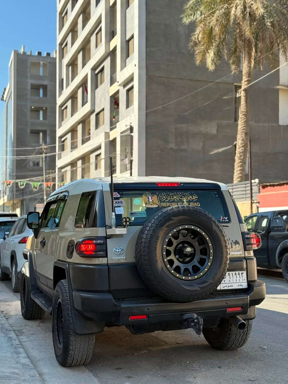 تويوتا اف جي كروزر خليجي موديل 13 لون بيجي المرغوب..
السعر 23,500$  وبيه مجال بسيط جدا ..

مكفوله كفاله كير ومحرك وصبغ
فقط بارد جاملغ امامي وجاملغ خلفي ع كد شبر ثنينهن ..

السياره مصروف عليه هوايه وكلشي بيه اصلي مع ادامه كامله وكافه الزيوت مبدله ..

مواصفات 
فور ويل - دفلوك - اي تراك 
دبل تانكي
درع ميكنه trd
5ويل كب ميثود + تايرات كومهو  نظيفه جدا
شاشه كبيره
بروجكترات اماميه وخلفيه واللايت لد ابيض 
بوصله ودرجة الحراره 
ارضيات حوضيه اصليه 
جهاز قراءه الاعطال والعدادات OPD 
داخل بيجي والكشنات مخمل
سستم صوت اصلي كامل  مبدل من عالم المضخمات 
شماسيات عدد ٢ + تجاوي عدد ٢
ماشيه ٢٠٠ كيلو

مكاني بغداد 

للتواصل  #*********** 
او ماسنجر
