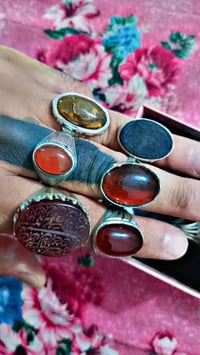 ٦ محابس • فضة • توصيل