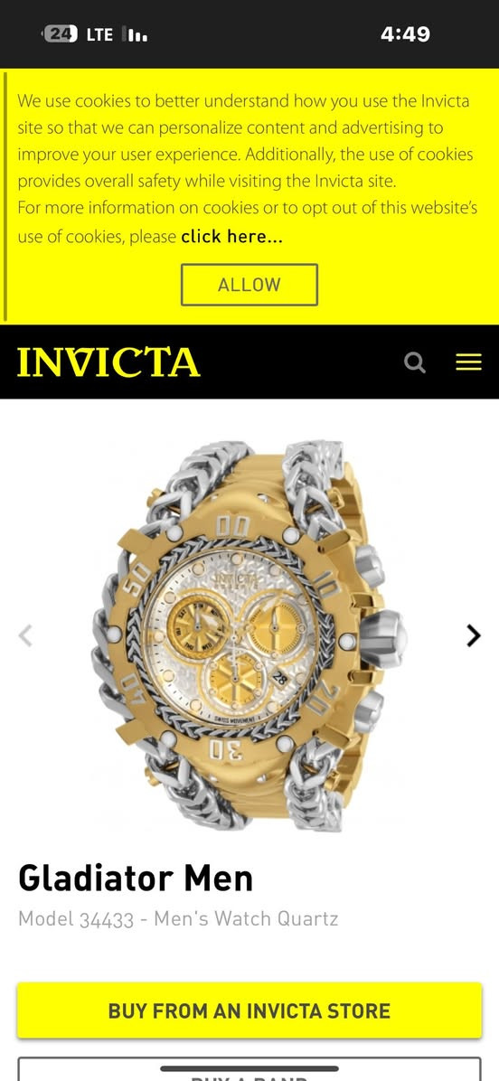 انفكتا سويسري اصلي
جديد غير مستخدم 
متوفر قطعتين اوتو ولبقيه كوارتز 
موديلات مميزه وراقيه


**إذا كنت صاحب هذا الإعلان وتريد حذفه لأي سبب، رجاءا أرسل رسالة إلى الدعم الفني**