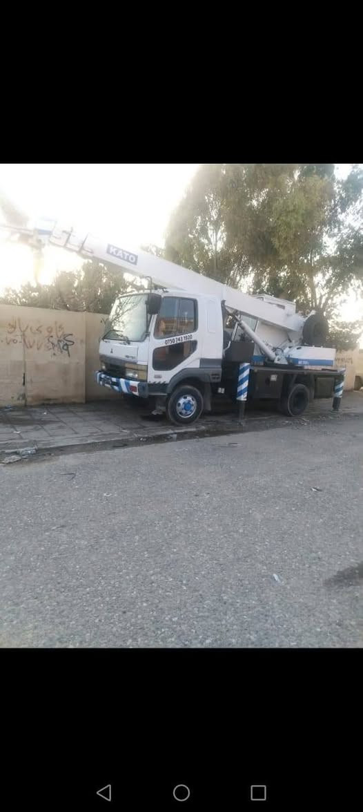 کرین ۷طن کاتو   للبیع ثلاث سلایت
کیر و مکینە مکفول
بدون مشکلە کلشی بشرت
رقم بصرە
مکان:اربیل
0750 8637808
