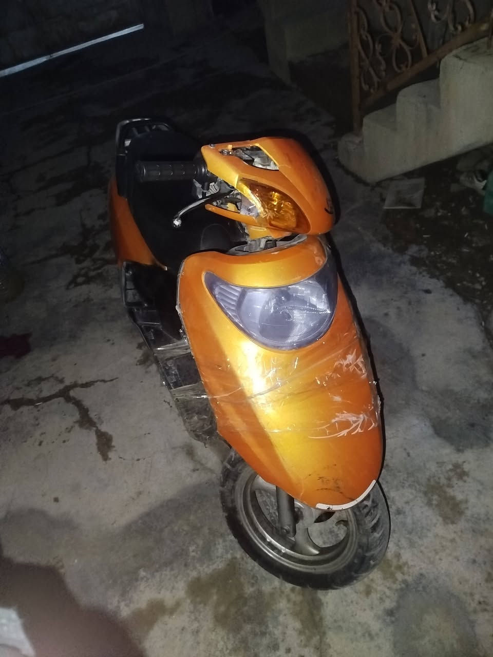 السلام عليكم دراجه سبايسي للبيع كل عيب مابي نكره سلف يشتغل بس العيب كفرات السعر 80 الف وبي مجال للطيبين الرقم *********** بي واتساب للتواصل كركوك مكاني حي شهداء
