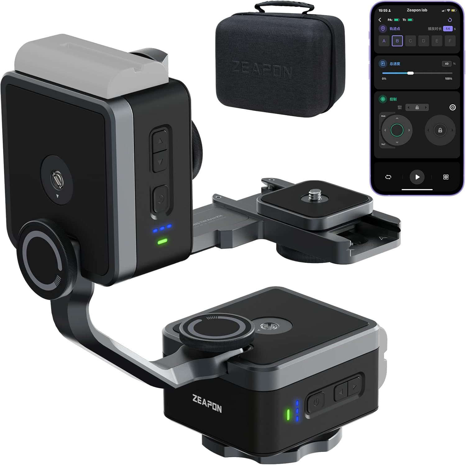 سلايدر من شركة Zeapon الغنية عن التعريف، موديل M1000 (أطول نسخة Micro3).

المحتويات والمواصفات:
✅ سلايدر M1000 – أطول نسخة
✅ محرك أصلي Motorized للتحكم الآلي
✅ رأس Pons PT Head (3 محاور) لحركات سينمائية احترافية
✅ يتحمّل أوزان ثقيلة مع حركة ناعمة جدًا (Smooth)
✅ تحكم كامل وربط عبر الموبايل
✅ الجهاز جديد وغير مستخدم – نظافة 100%
✅ جميع الملحقات الأصلية موجودة (حقيبة + كابلات)
✅ عدد 3 بطاريات

💰 السعر: 2,300,000 دينار عراقي

رقم الهاتف : *********** 
المكان: بغداد – الوزيرية

❗ ملاحظة: لا يوجد توصيل، الفحص والاستلام يدًا بيد فقط
