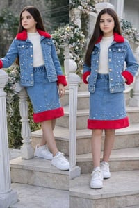 فستان تركي أطفال • قماش فاخر • مبيع جملة