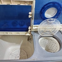 غسالة مستعملة • بحالة جيدة • حوضين كبيرة