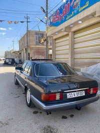 مارسدس بلاديه للبيع 1988 رقم بغداد   كشنات تدفئه  + جلد اسود   كشنات ك...