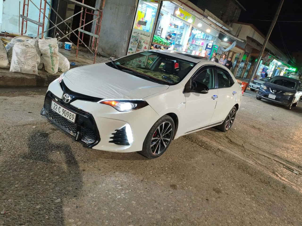 مقدمة 75 بلشهر 3
كورلا 2016 سيارة جديد
طخم خلفي امامي جديد فول مواصفات سلايت بصمة سيارة بيها قطعه  بونيد ضرر بدون دواخل 
*********** يتوفر عندي كل السيارات اقساد
