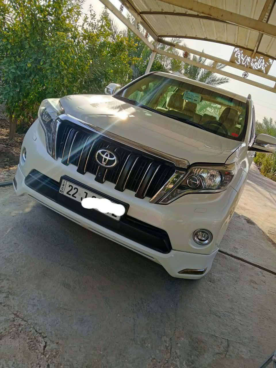 السلام عليكم
برادو TX_L 2016 رقم اربيل
فول مواصفات 
ماشيه ١٤٠ 
موجود سونار وتفاصيل اكثر ***********
مكان السياره بغداد المدائن
