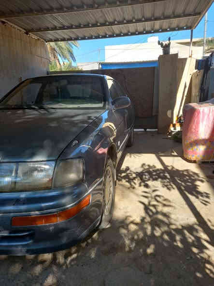 السلام عليكم بطه ٩٢ متصل لون رصاصي رقم ديالى انكليزي بسمي محرك اثين ونص سياره كامله مابيها اي نقص بس بيها جراد السعر ٥٢& وبيها مجال للطيبين/*********** مكان السياره بغداد الراشديه
