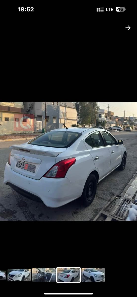 نيسان صني خليجي 2019  
 سنوية لل2029 
بدون صبغ و بارد 
دفتر بنزين
ماشي ١١٠ 
فول مواصفات هذا يختلف 
كاميرا خلفي حساس خلفي  شاشه ايباد كار بلي  
سيارة  مابي مصرف  
مكاني كركوك *********** كركوك, العراق
