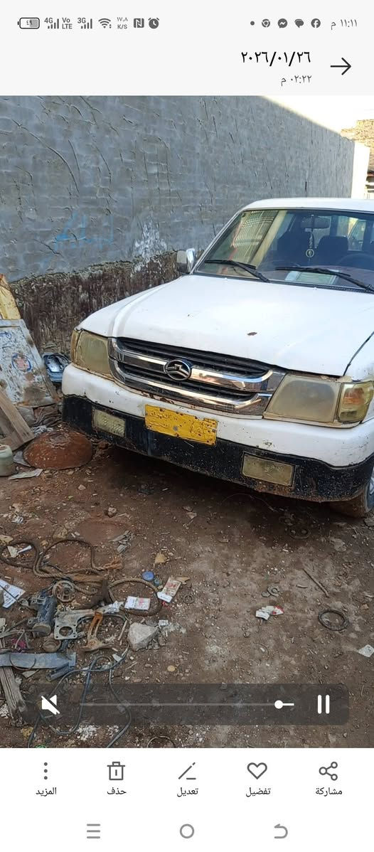 بيكم جنوه موديل 2006 تخم تاير حداديه جير ماكينه مشروطات رقمها نجف وكاله عامه السعري 15 ورقه وبيها مجال عنوانها ديوانيه ***********/***********
