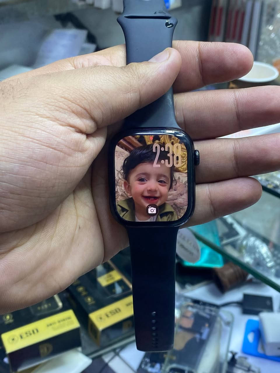 ساعة ⌚️ جيل 10
اصلي
كامل غراض
بطاريه100
نضافه فول 
***********
