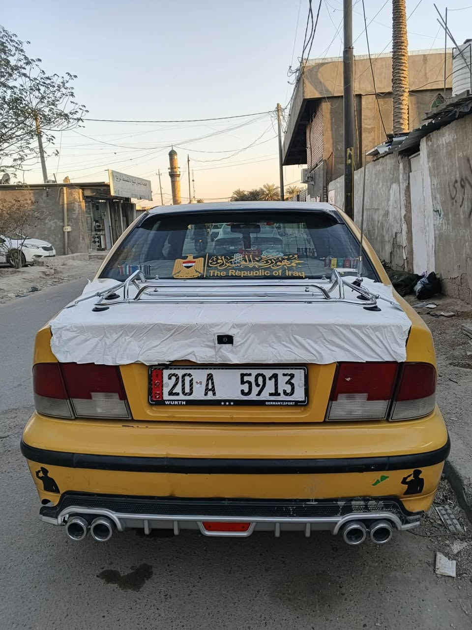 سمند موديل 2011 سياره مكفوله محرك فرنسي سياره كامله تخم تاير جديد صدر أمامي خلفي جديد شاشه كامره لايت زنون مصفره هيئه وغرامات سعره. 28 مكاني بغداد الشعله ***********
