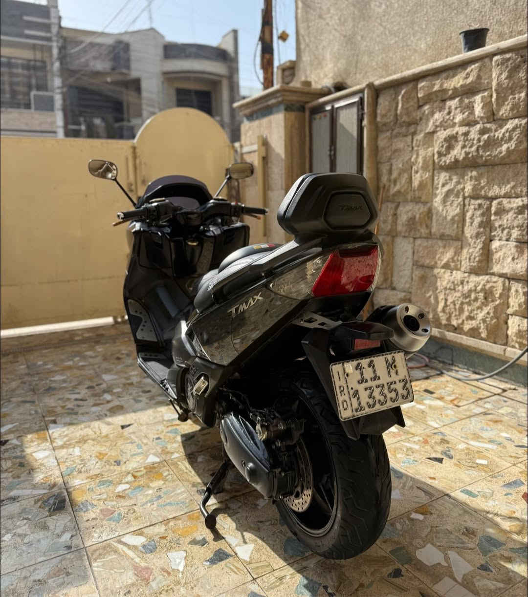 تيماكس 2011 رقم وسنوية
الدراجة جديدة وبحالة الوكالة مكفولة مكينة وكفر وكلچات عام
بيها زنون بلادي
زوج تايرات دلوب مال شركة
جيبي اس 
ماشية ٦٠ الف 
يدات تدفئة وقباقة عمبار ويدات بريك تزويد 
المكان بغداد البنوك السعر خاص الشراي يتصل 
***********
