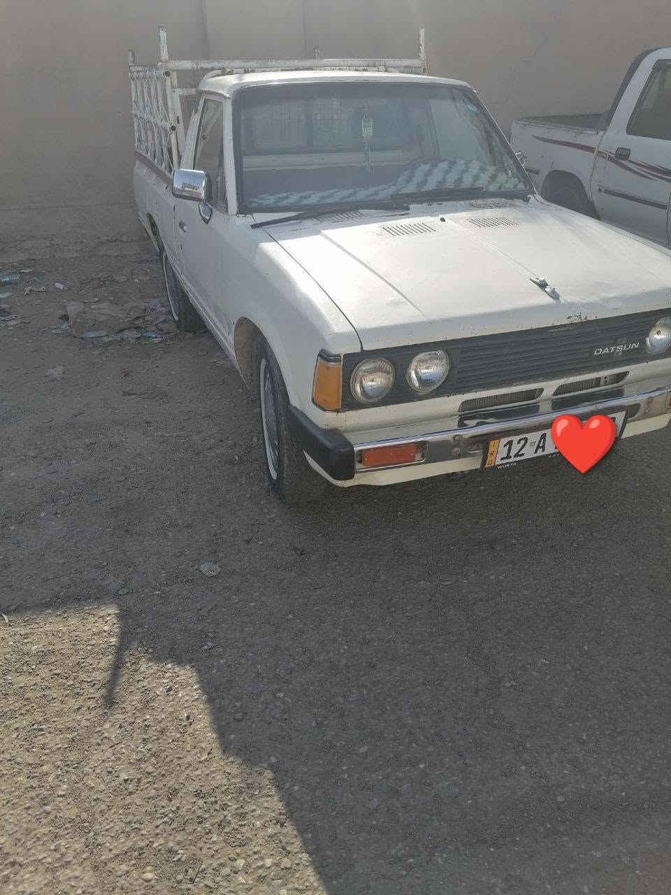 بيكم داتسن موديل 80 رقم نينوى جديد مسطره سياره جاهزه ما تصرف عليها كلشي  مسجل على كاربون مكفوله من الحادث السعر 32وبي مجال مكان السياره موصل تلكيف  رقم الهاتف ***********
