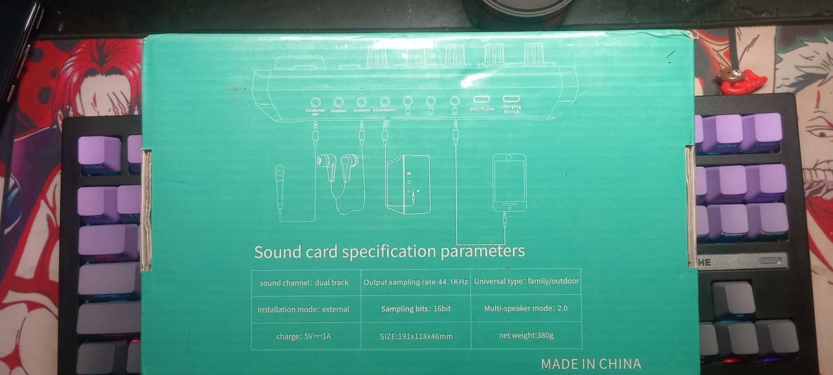 سلام عليكم كارت صوت مستعمل قليل نظافة 100% بي نقص واير AUX فقط سعرة23 وية التوصيل


**إذا كنت صاحب هذا الإعلان وتريد حذفه لأي سبب، رجاءا أرسل رسالة إلى الدعم الفني**