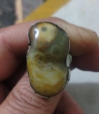 سليماني ملاكط حجره كامله زيتيه خشنه روعه صياغه فضه السعر 250 الف التوا...