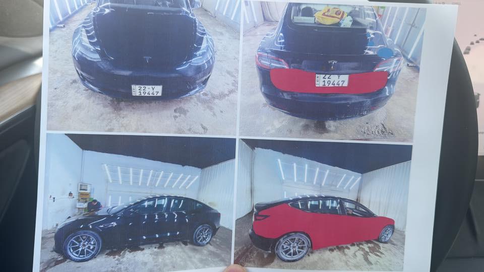 تيسلا 3
موديل 2023 

ماشي 38.000 كم 

رقم اربيل 

بدون دواخل بدون ايرباك 

اوفلاين 

***********

سعر نهائي 142 ورقة
