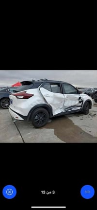 نيسان كيكس مديل 2023 حادثها صفحه مبدل 3 بيبان وعرقجين من البنط ومصبوغه...