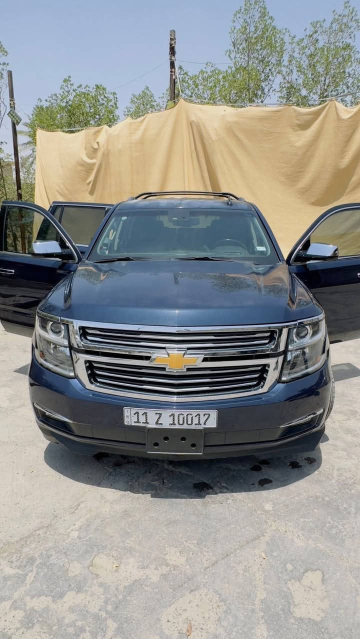 سلام وعليكم 
تاهو 2017 فول مواصفات 
برايمر
وارد امريكي 
بيهه قطعتين
باب وجاملغ خلفي
و سونار مرفق
سياره جديده بمعنه الكلمه 
رقم حلو مميز
 مواصفات 
مرايه شفط 
كشنات كهربائي 
سياره رئاسيه 
تخم تاير 
فتحه سقف 
رادار 
كشن رجاج 
تبريد تدفئه بل كشنات 
تدفئه ستيرن 
تحكم 
دواخل اسود ملكي 
كشنات جلد 
باب خلفي كهربائي 
فور ويل 4\4
عدد الصطوانات 8
سياره حلوه وجديده 
المكان بغداد
ستفسار تصل ***********
