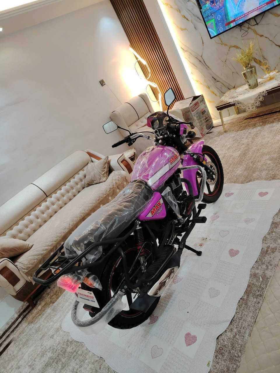 نكرر النشر بسبب الوعود الكاذبه دراجه دايون (ماكس ) موديل (2023) الون البنفسجي اصولي(مكفوله ) للاستفسار الاتصال :***********
العنوان : واسط قضاء الحي
