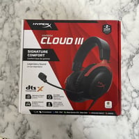 HyperX cloud 3 wired السلام عليكم استخدام يوم واحد اخذتها جديده مو أوب...