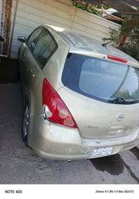 مرخصت الادمن سياره نيسان تيدا ٢٠٠٧ سياره مكفوله كير محرك تبريد وسياره ...