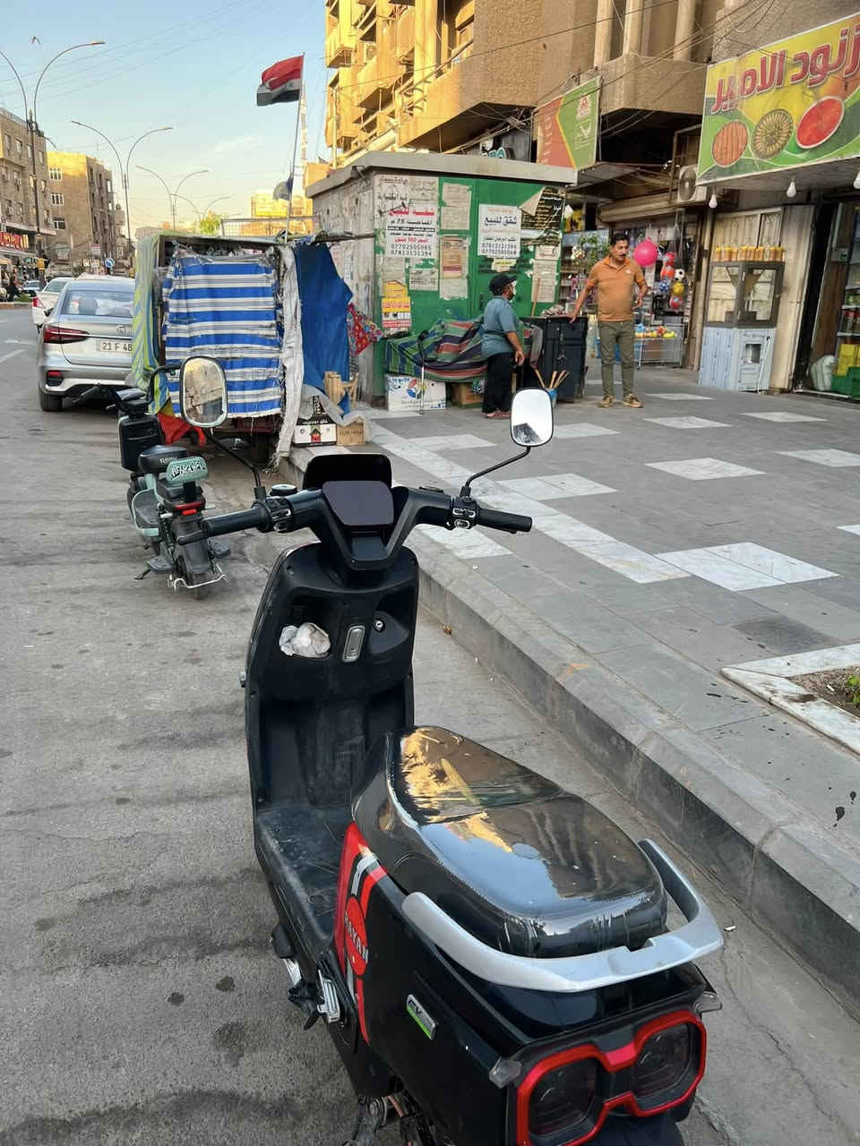 سلام عليكم دراجه شحن ريان أم عيون مكان  بغداد كراده داخل ***********
