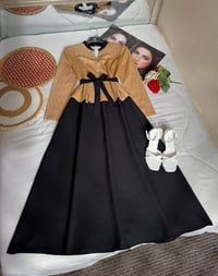 فستان متصل • هوريم دابل تركي • مقاسات 38-48