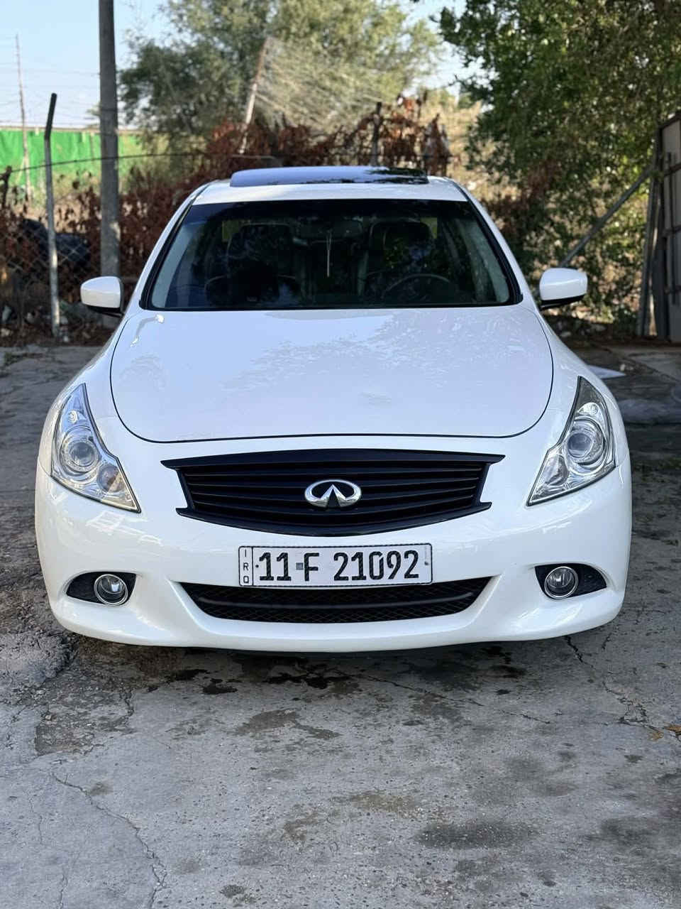 للبيع انفنتي G37 موديل 2013
حدادية امامي خلفي مبدلهن جديد
مكينة وكير خير من الله
تدفئة تبريد
السيارة جاهزة على اخر حباية
وقوتها معروفة الجي ميحتاج اسولف عنها
ترايك وين متحب مكان السيارة الاطباء حي الجهاد
السعر 98 ورقة 
هاتف ***********

