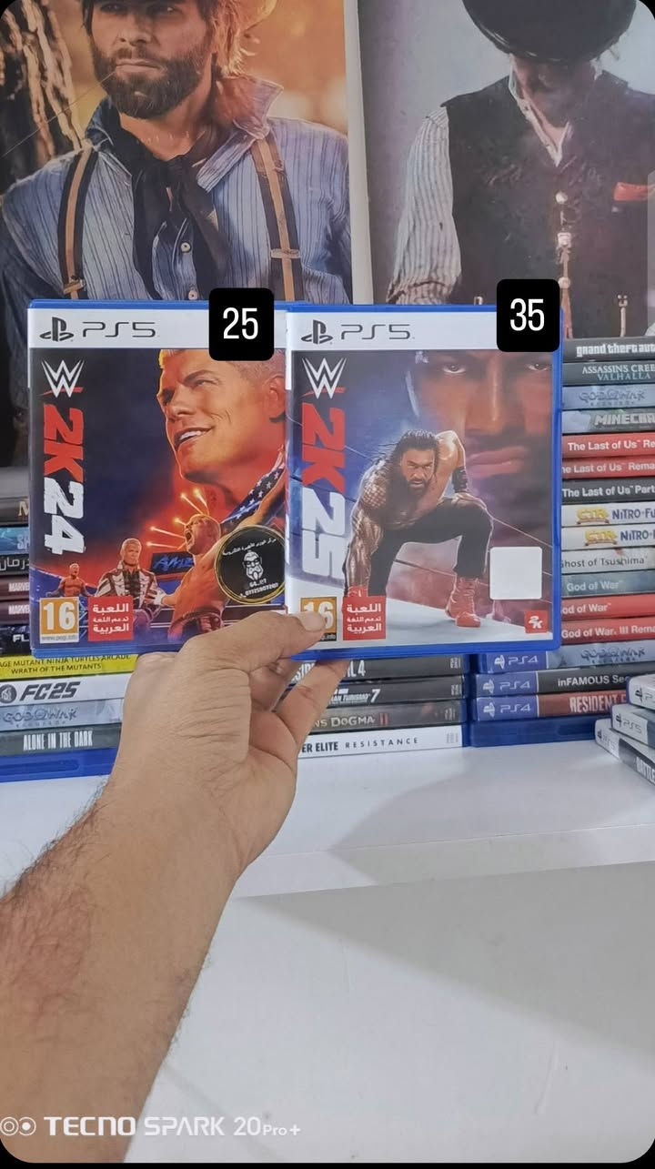 العاب مستخدم للبيع او مراوس 🎮
الاسعار داخل الصور 
توصيل متوفر للجميع المحافظات ❤️ 
بغداد مدينة الصدر 
***********
ادمن وافق ❤️
