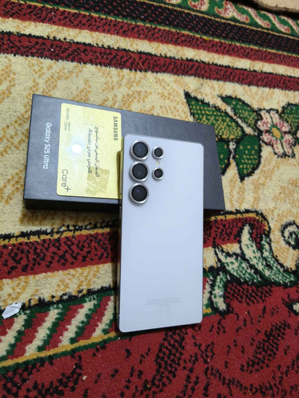 أس 25 ألترا أخو الجديد
كامل مكمل
ضمان عين الفهد
الذاكرة 256
الرام 12
للبيع بمليون و 200
أو للمراوس
مكاني بغداد

رقم الهاتف
***********
