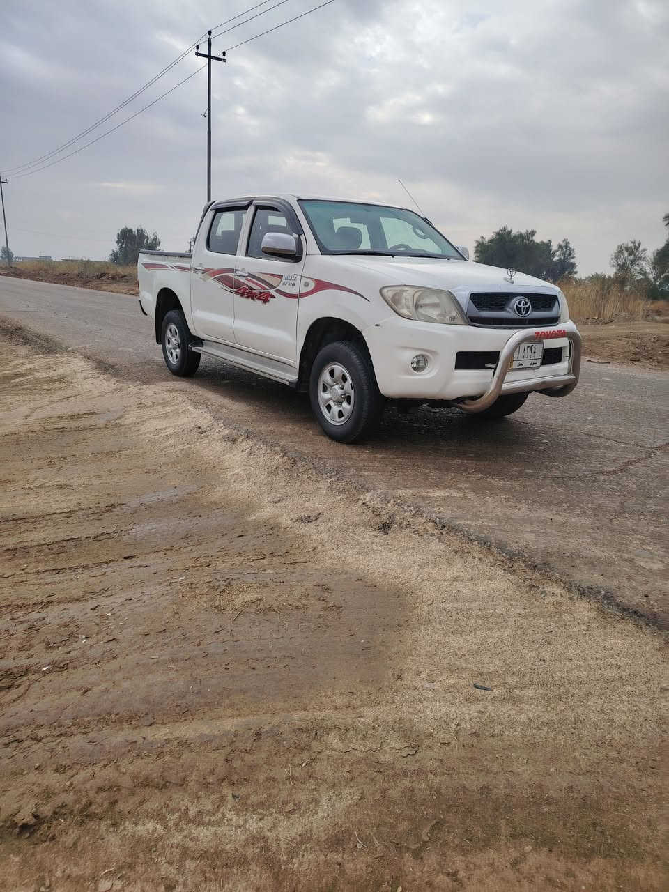 هيلوكس ٢٠٠٨ فور ويل صبغ حزام شرط تحويل مكينه اوكير مكفول متصرف عليه الف مكان ابوغريب سعر  ١٣٥$ ***********
