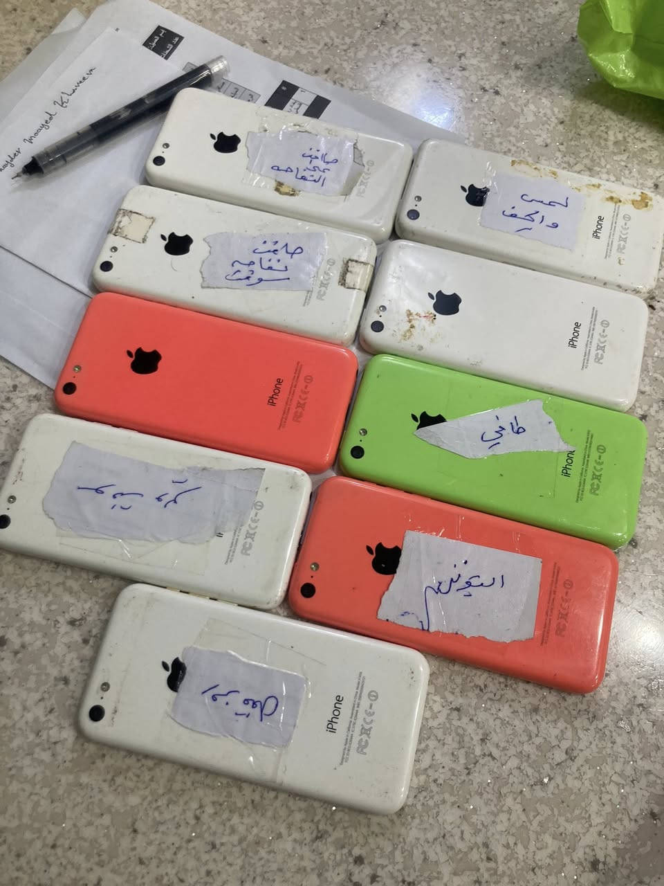 ايفونات 
5s قافل ايكلود تفصيخ 
القطعه ب 25 الف 
5c قافل ايكلود 
ب 25
ايفون 4.5.4s
ايباد 1 قديم مشكله بطاريه القطعه ب 40 الف
شغالات نظيف قافل شبكه اتصال فقط نت ب 50 الف 
ايفونات 6.6s شغال نظيف فقط نت 65 الف 
ايفونات 6 .6s قافلات ايكلود شغال شاشه بطاريه القطعه ب 25
ايفونات 5.6.6sفحم طافيات غير مفحوص القطعه ب 15 
كيبلات ايفون 4 
للحجز واتساب ***********
يوجد توصيل
