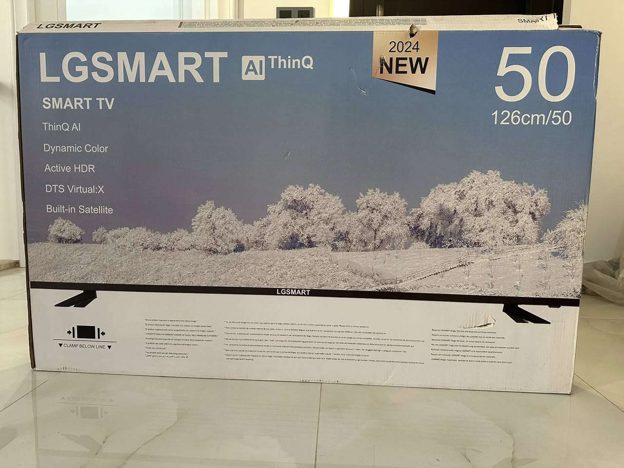 شاشة LG SMART تدعم يوتيوب / نيتفلكس كل البرامج
حجم 50 بوصة 
استعمال قليل جدا 
السعر 250 الف 
العنوان (بغداد / الدورة حي دجلة ) 
للتواصل خاص او واتساب ***********
