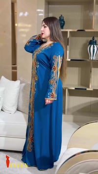 دشداشة كشمير • تطريز ستراس • مقاسات L XL 2XL