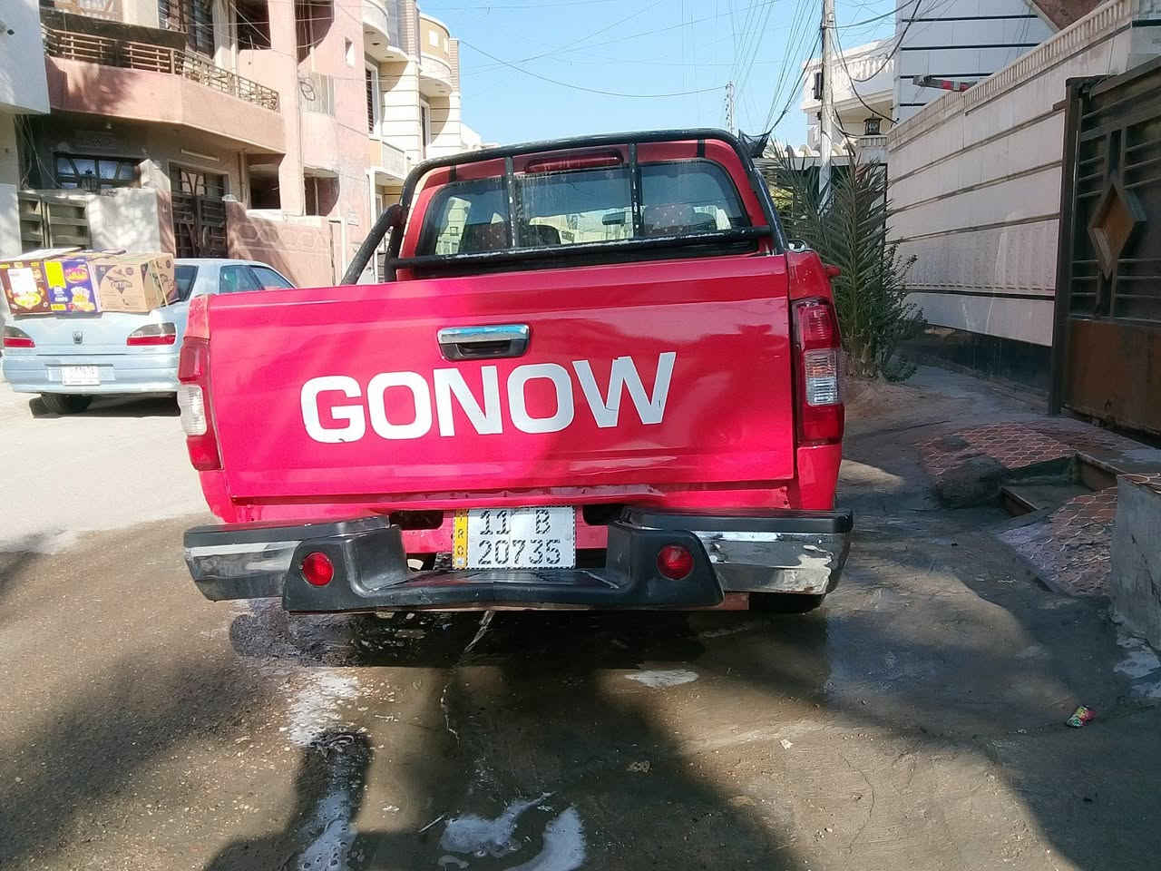 2012 رقم بغداد بسمي
السعر 57 ورقه 
السيارة مشدودلها منضومة غاز يعني غاز وبانزين 
كير محرك تبريد كلها بحاله جيده 
بيها بارد بالجاملغ الايسر فقط 
مكاني بغداد البياع (الشرطه) 

***********

***********
