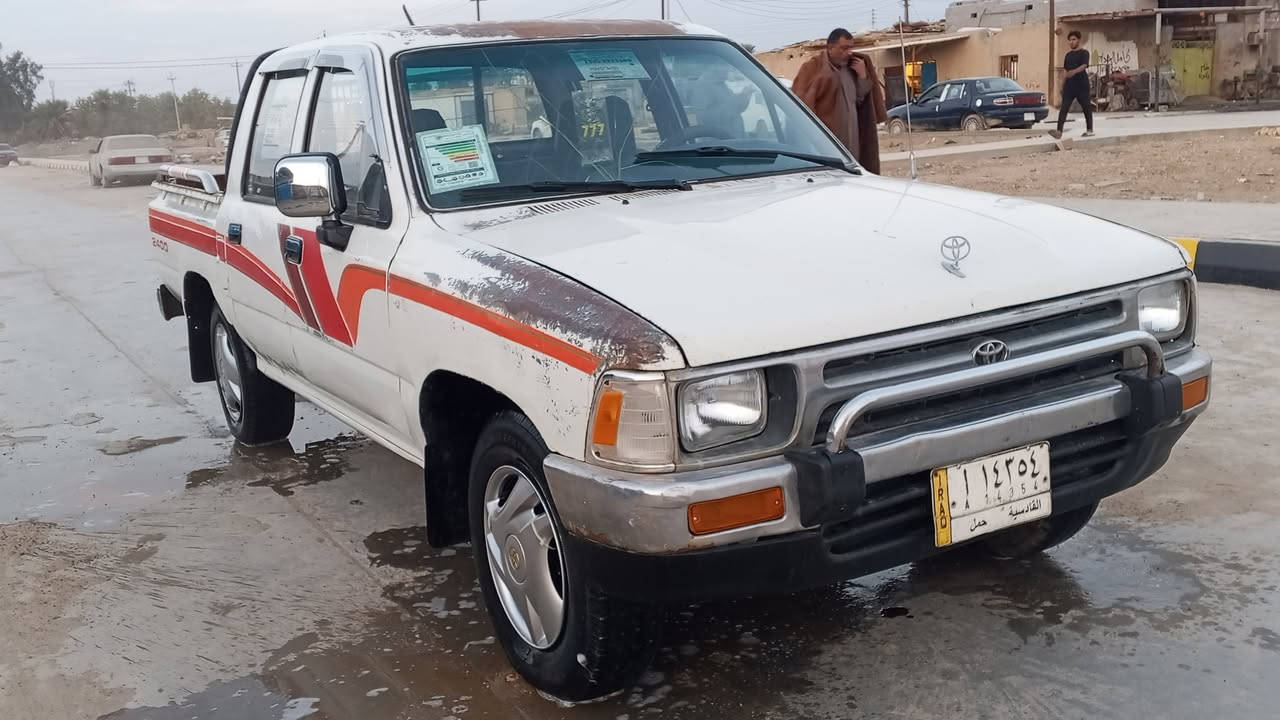 للبيع تيوتا موديل 91.رقم قادسيه الماني تحويل مباشر.  مكينه كروسيده كير حداديه كهربيات. كله جاهز سياره كفاله عامه فقط التبريد مايشتغل والباقي كله كفاله. السعر 58ورقة. وبيه مجال مكان الناصريه الرفاعي اقراء التفاصيل يلا تتصل.  ***********
