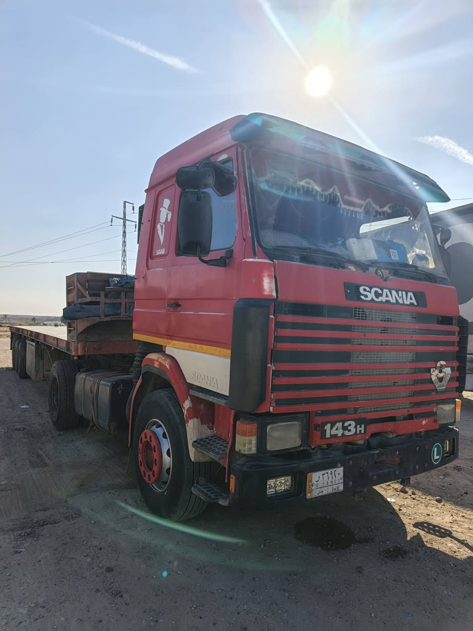 سكانيه للبيع موديل ٩٢ رقم لانبار ٤٣/٠/٦ تبريد تخم تاير عنوان الانبار قضاء هيت سعر خاص رقم هاتف ***********
