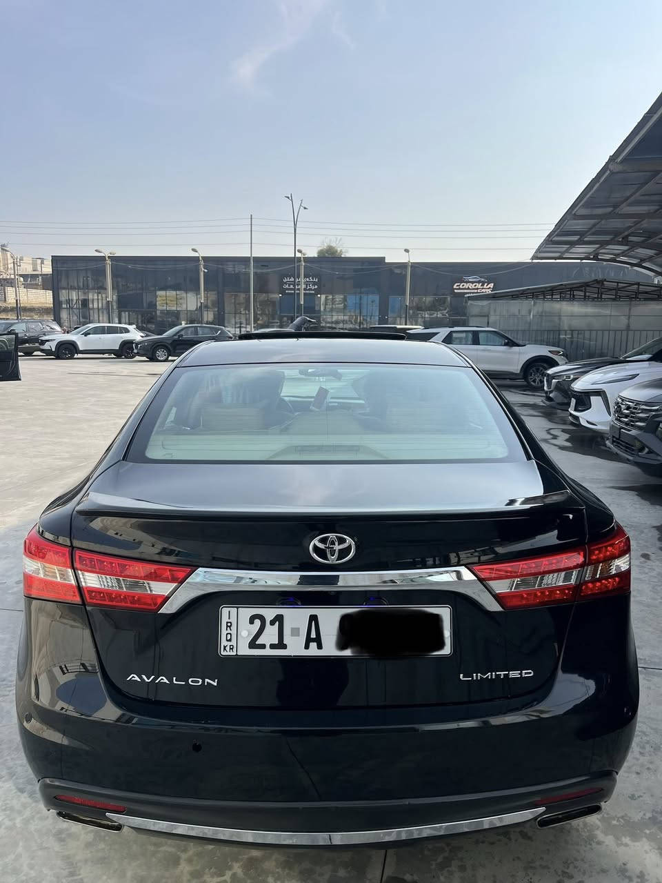 تويتا ئه ڤه لون ٢٠١٣ 
مواسه فات ليمتد 
موا سه فاتى فول فول
سلايت 
كوشن جلد  
كوشن سارد و گه رم 
٤ حاسه 
كوشن كاره با 
په رده 
ماشاءالله سه ياره يه كى زور جوانه بى مه سره فه 
كوشن و به رگه ده رگاى بيلادى شه ريكه وه ك خوى ماوه تو
ره قه م تازه 
سه نه وى ٢ مانگه به سه ر چوه 
گيرو مه كينه به شرت 
ته نها ١ په له بوياخى هه يه كه ميك سارد
ناونيشان سليمانى 
***********
