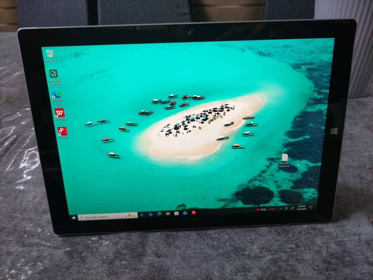 مايكروسوفت سيرفس برو 3
نضيف و وياه كيبورد لاسلكي و قلم شغال 100%
كور اي 5
8 جيجا رام
256 جيجا داخلية
300 الف و بها مجال بسيط للجادين


**إذا كنت صاحب هذا الإعلان وتريد حذفه لأي سبب، رجاءا أرسل رسالة إلى الدعم الفني**