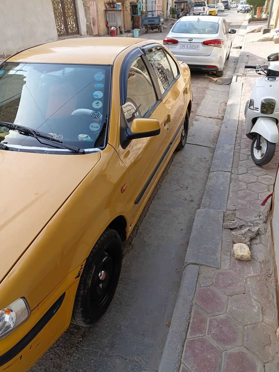 سمند للبيع ٢٠١٢ محور كير ومكينه كورلة
المكينة كايمة بس تمشي السعر (٢٥ )***********
