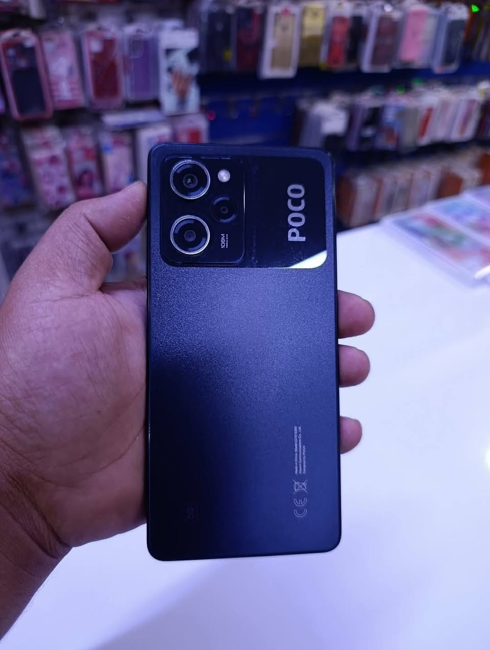 بوكو x5 برو 5G
متوفر للبيع هاتف وحش الالعاب 
 poco x5 pro 5G 
أستعمال خفيف 
ذاكرة 256 GB رام 8+8 GB. 
شاشة 120 هرتز
ببجي 60 فريم سلاسة 90 فريم 
شاحن سريع 67 W 
شحن في30 دقيقة فقط
بصمة جانبيه 
بطارية 5000 
170الف مكاني داخل قرب علاوي ابو داطلي


**إذا كنت صاحب هذا الإعلان وتريد حذفه لأي سبب، رجاءا أرسل رسالة إلى الدعم الفني**