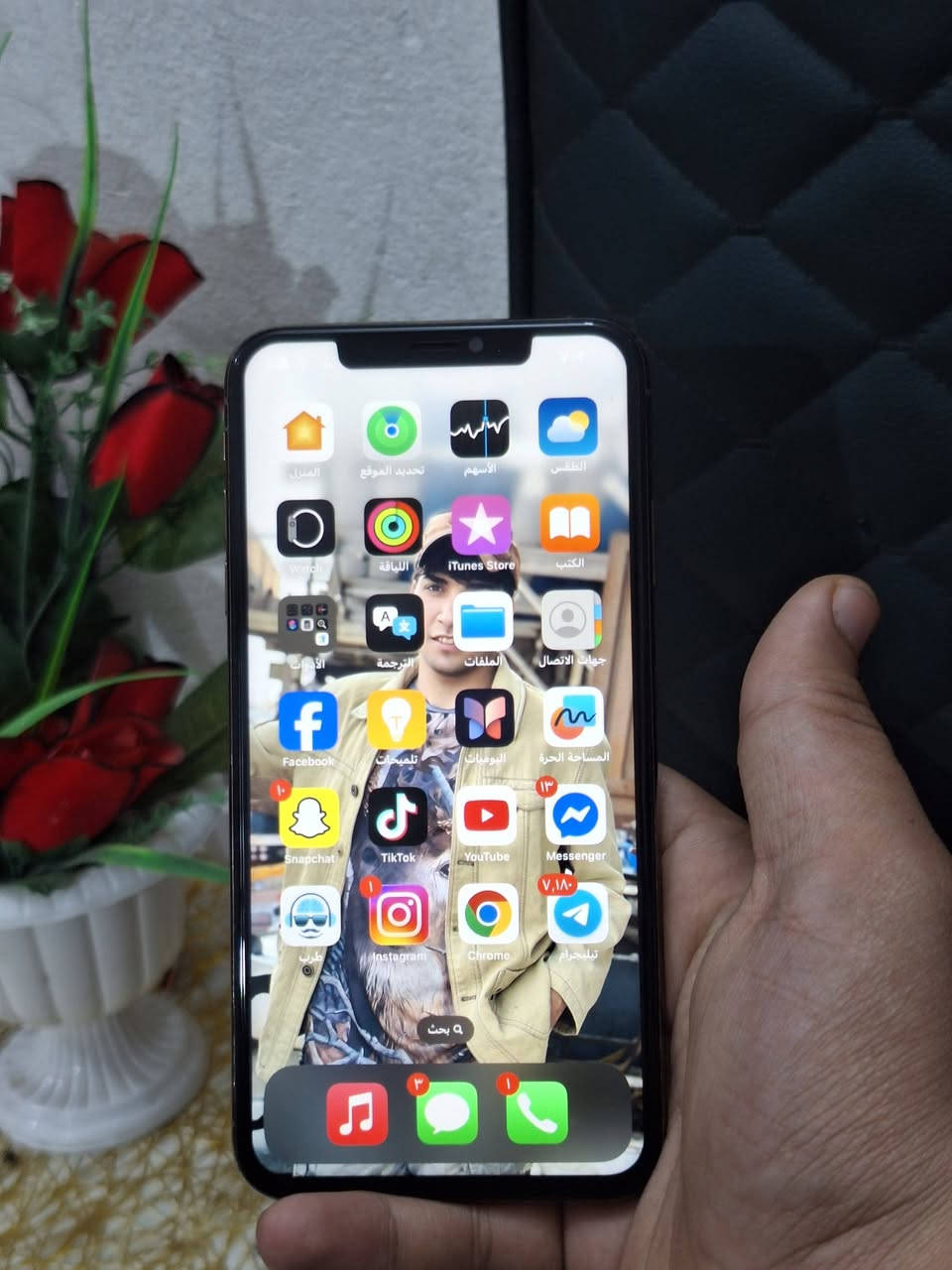 سلام عليكم اكس ماكس256 دبل شريحه جهاز مكفول من كلشي اتصال كامرات تكنيك كلشي مبدل فقط بطاريه اصليه نسبتها100 سعر165 مستعجل عل بيعته  مكاني بابل القاسم ***********.
