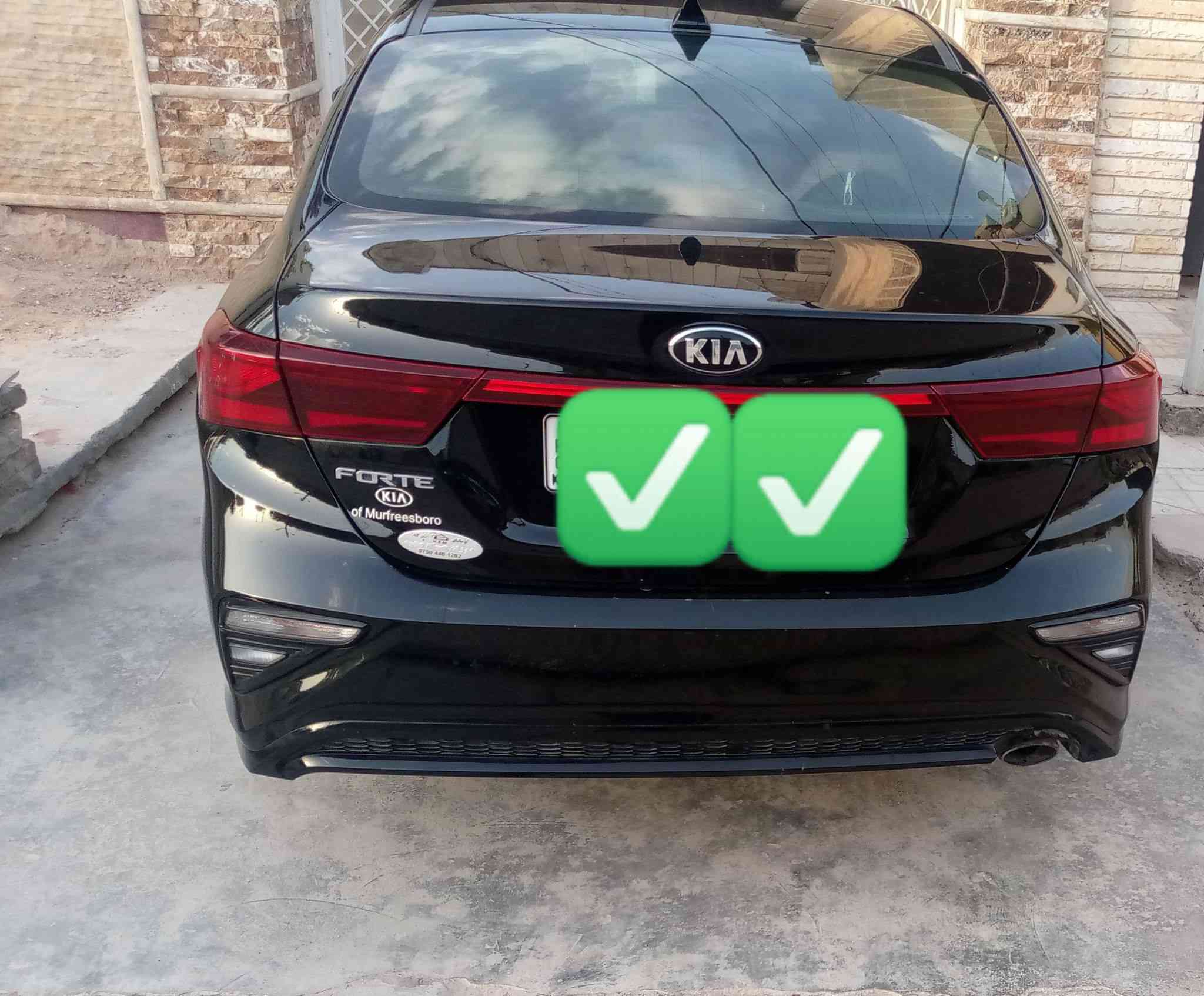 السلام عليكم
:للبيع فقط

كيا فورتي وارد امريكي موديل 2021رقم شمالي باسمي حادثها موضح بالتقرير ،ايرباك سليم، كير جديد - سنوية 2027

 محرك 
دوش 2000
كاميرا خلفية 
رادار امامي
ماشية-mi 82000
دواخل نظيفة 

العنوان: بغداد 

للاتصال

***********
***********
