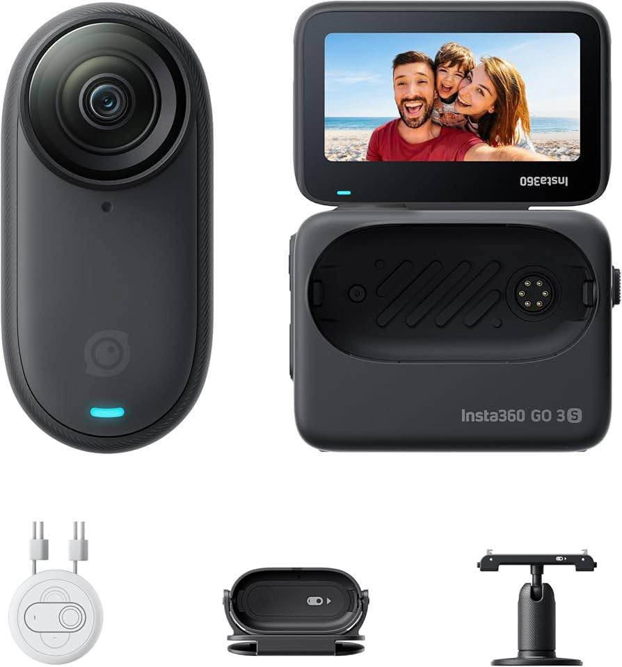 تزن كاميرا Insta360 GO 3S (128GB) 39 جراماً فقط بحجم الإبهام وتتميز بتصوير 4K. تدعم تثبيت FlowState، وتقاوم الماء حتى عمق 10 أمتار، وتأتي مع Action Pod بشاشة قابلة للطي لبطارية تدوم 140 دقيقة.المواصفات التفصيلية:دقة الفيديو: 4K بمعدل 30 إطاراً في الثانية، 2.7K بمعدل 50 إطاراً في الثانية، و 1080p بالحركة البطيئة (120 إطاراً في الثانية).دقة الصور: 12 ميجابكسل.مساحة التخزين: ذاكرة داخلية بسعة 128 جيجابايت (غير قابلة للتوسيع).مقاومة الماء: الكاميرا معيار IPX8 (حتى عمق 10 أمتار)، و Action Pod معيار IPX4 (مقاوم لرذاذ الماء).البطارية: 140 دقيقة مع Action Pod (تتميز بشاشة لمس قابلة للطي مقاس 2.2 بوصة للمعاينة عن بعد).الوزن: 39 جراماً للكاميرا، و 96.3 جراماً لـ Action Pod.ميزات أخرى: دعم نظام تتبع Apple Find My، تحكم بالصوت والإيماءات، تقنية التثبيت FlowState وتثبيت الأفق.جديد كبس شركه اي ستفسار ***********
السعر 560 الف توصيل متوفر بغداد, العراق
